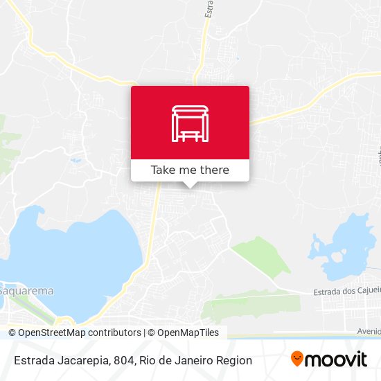Estrada Jacarepia, 804 map