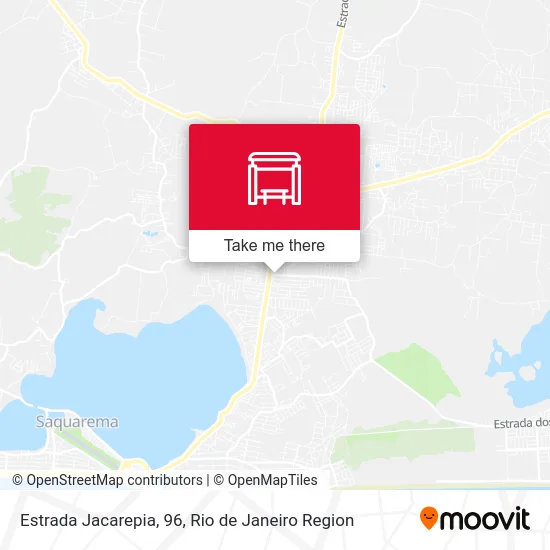 Estrada Jacarepia, 96 map