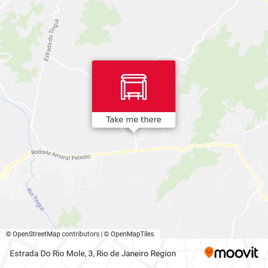 Estrada Do Rio Mole, 3 map