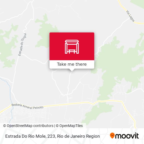 Estrada Do Rio Mole, 223 map