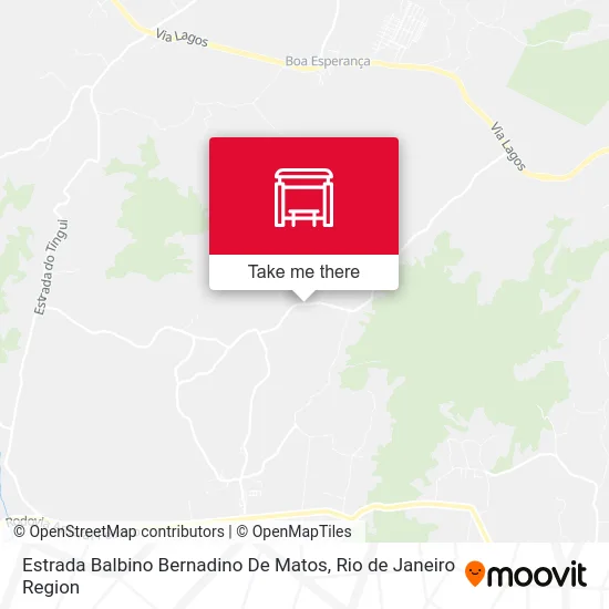 Estrada Balbino Bernadino De Matos map