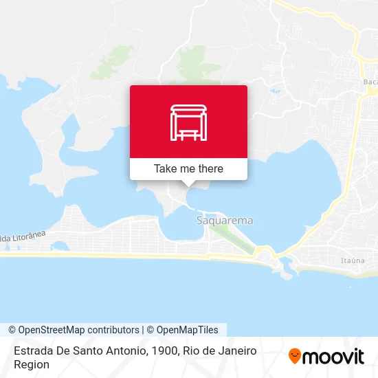 Estrada De Santo Antonio, 1900 map