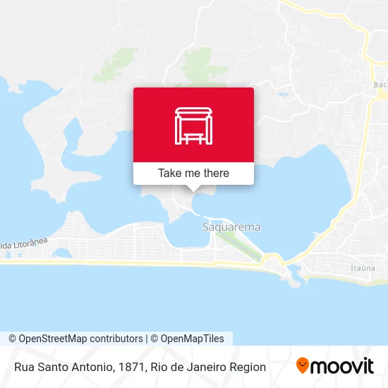 Rua Santo Antonio, 1871 map