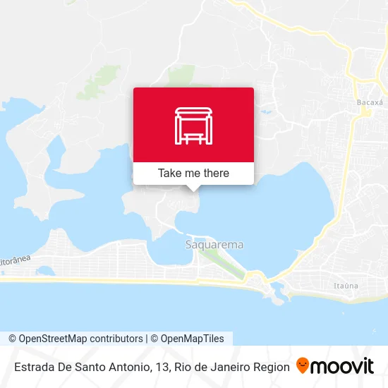 Estrada De Santo Antonio, 13 map