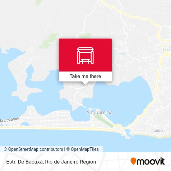 Estr. De Bacaxá map