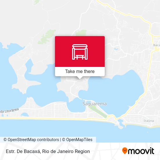 Estr. De Bacaxá map