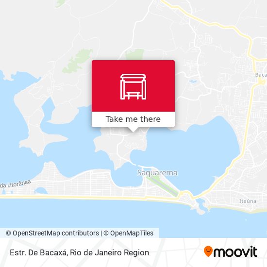 Estr. De Bacaxá map