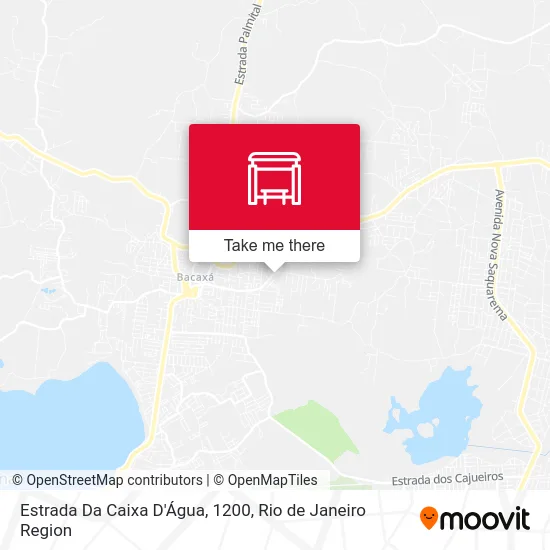 Estrada Da Caixa D'Água, 1200 map