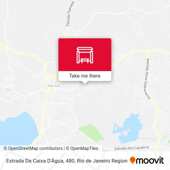 Estrada Da Caixa D'Água, 480 map