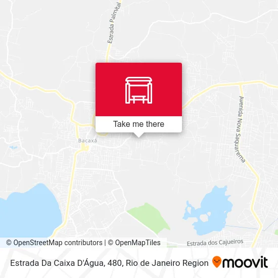 Estrada Da Caixa D'Água, 480 map