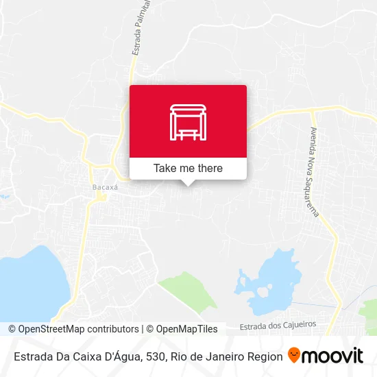 Estrada Da Caixa D'Água, 530 map