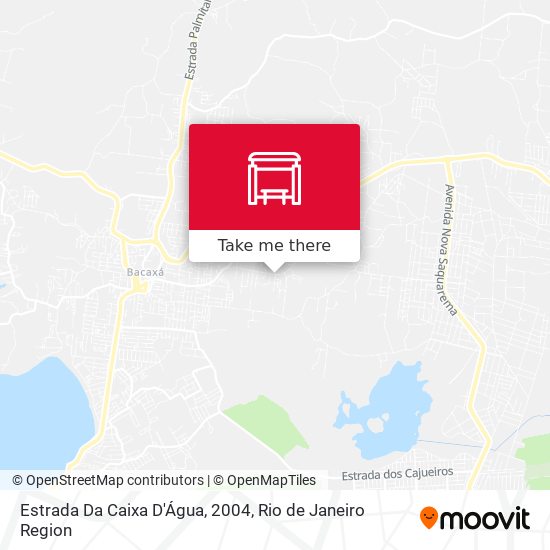 Estrada Da Caixa D'Água, 2004 map