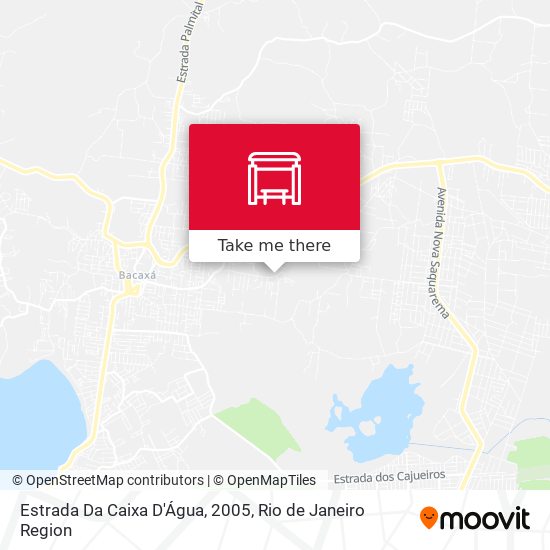 Estrada Da Caixa D'Água, 2005 map