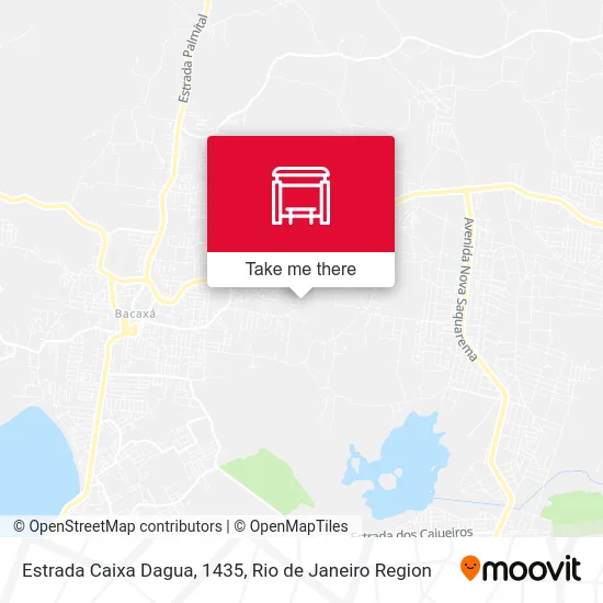 Estrada Caixa Dagua, 1435 map