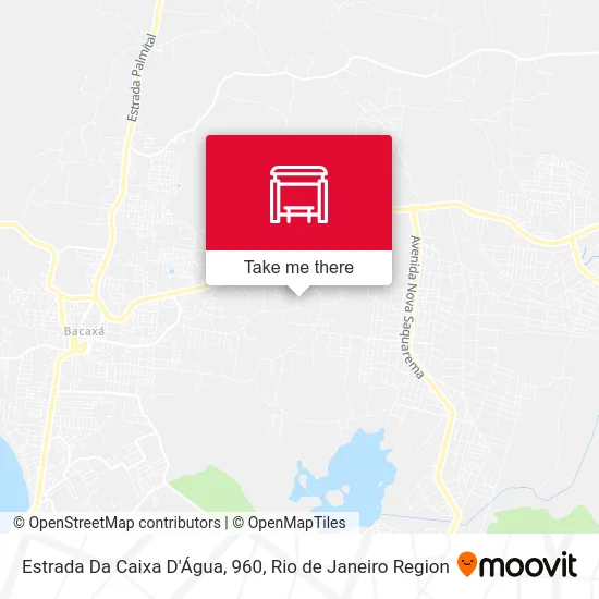 Estrada Da Caixa D'Água, 960 map