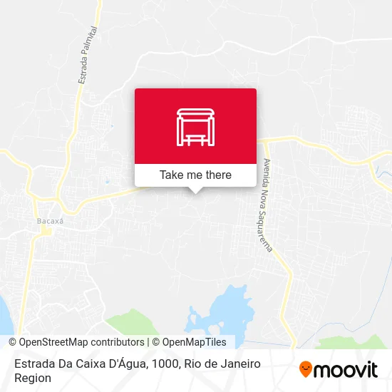 Estrada Da Caixa D'Água, 1000 map