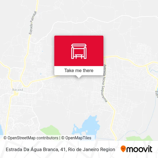 Estrada Da Água Branca, 41 map