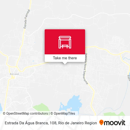 Estrada Da Água Branca, 108 map