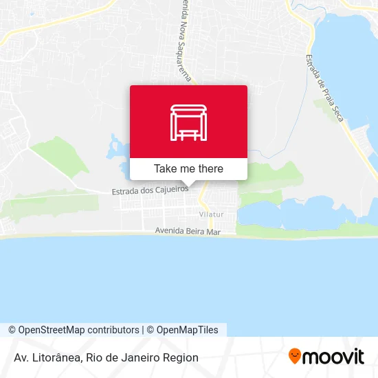 Av. Litorânea map