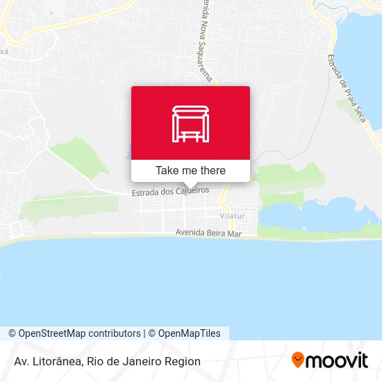 Av. Litorânea map