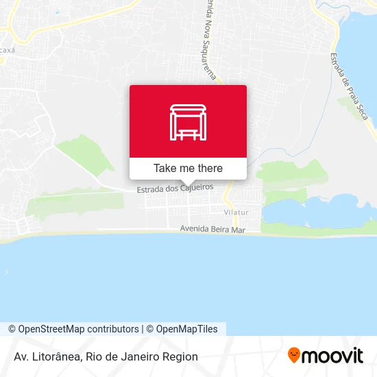 Av. Litorânea map