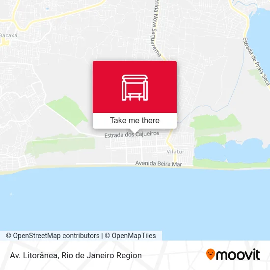 Av. Litorânea map