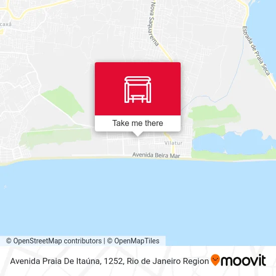 Avenida Praia De Itaúna, 1252 map