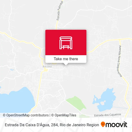 Estrada Da Caixa D'Água, 284 map