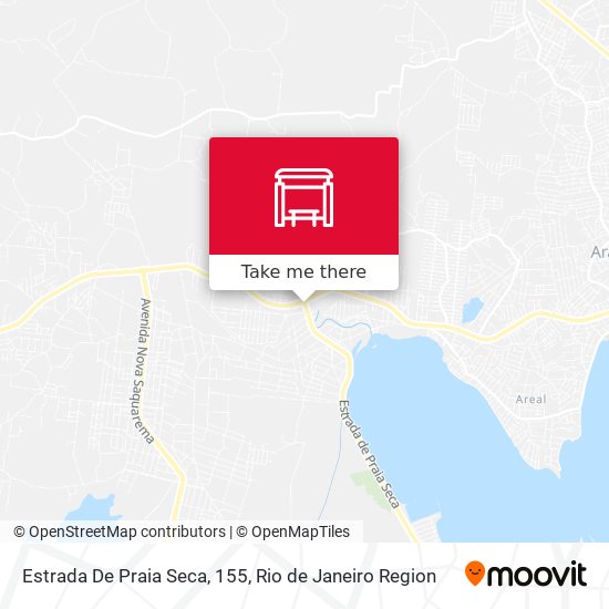Estrada De Praia Seca, 155 map
