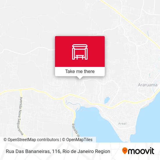 Rua Das Bananeiras, 116 map