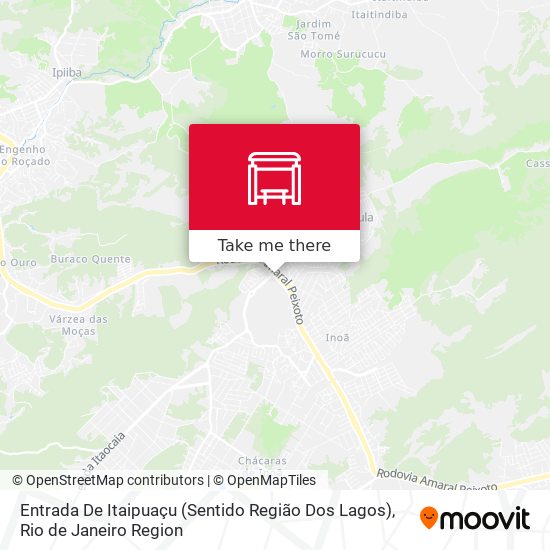 Entrada De Itaipuaçu (Sentido Região Dos Lagos) map