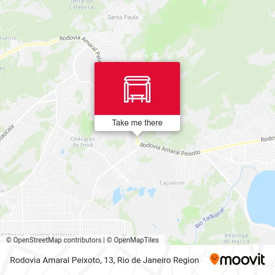 Rodovia Amaral Peixoto, 13 map