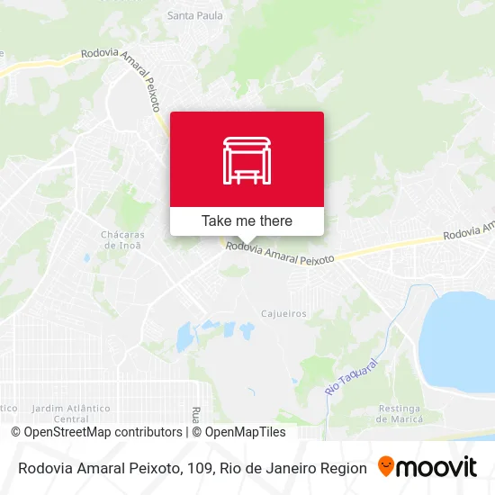 Rodovia Amaral Peixoto, 109 map