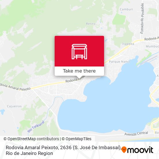 Rodovia Amaral Peixoto, 2636 (S. José De Imbassaí) map