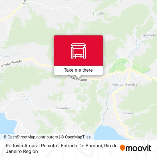 Rodovia Amaral Peixoto | Entrada De Bambuí map