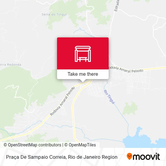 Praça De Sampaio Correia map
