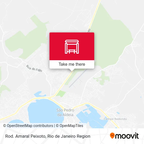 Rod. Amaral Peixoto map