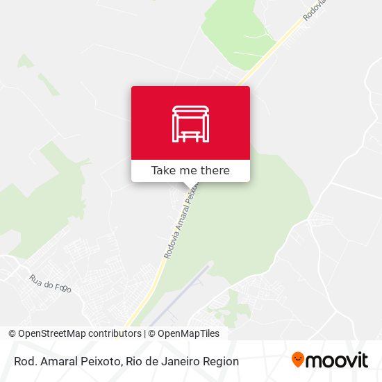 Rod. Amaral Peixoto map
