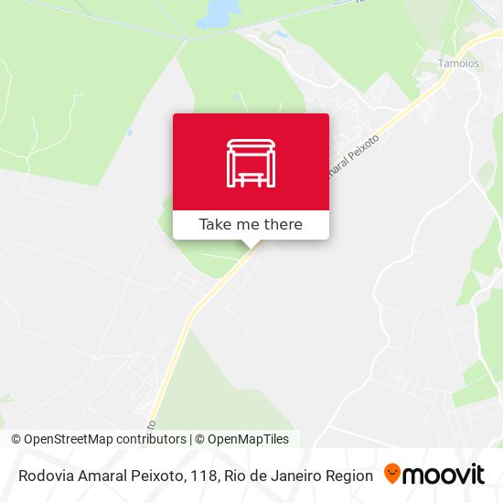 Rodovia Amaral Peixoto, 118 map