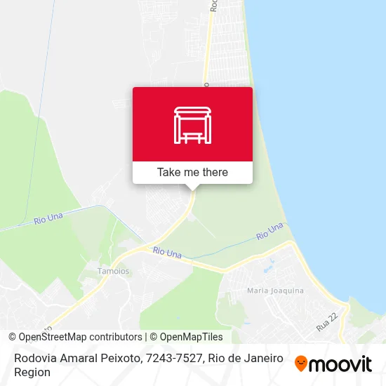 Rodovia Amaral Peixoto, 7243-7527 map