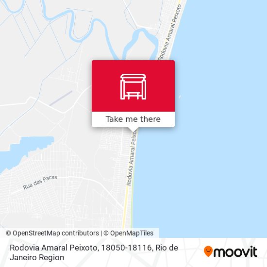 Rodovia Amaral Peixoto, 18050-18116 map