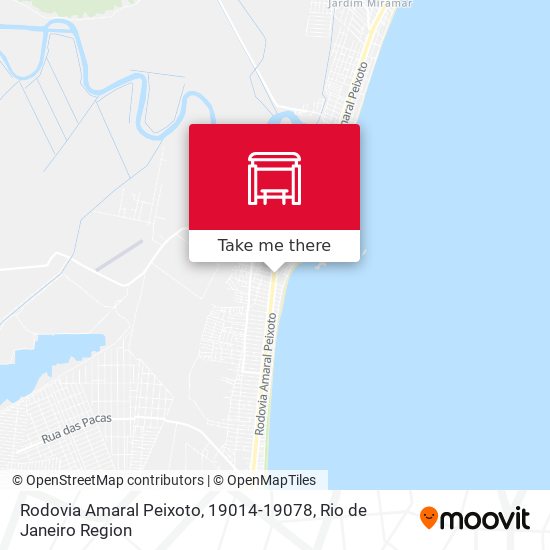 Rodovia Amaral Peixoto, 19014-19078 map