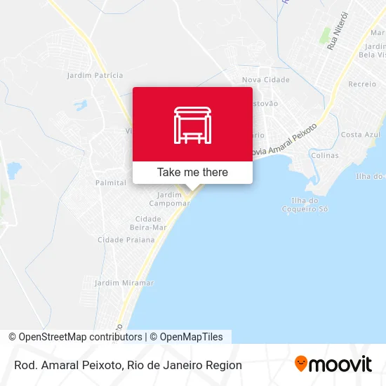 Rod. Amaral Peixoto map