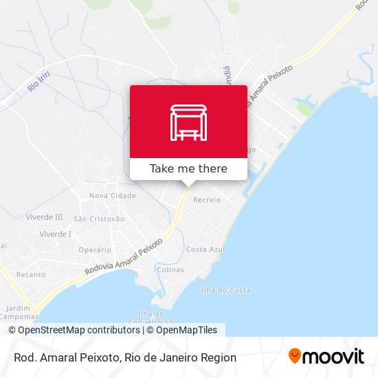 Rod. Amaral Peixoto map