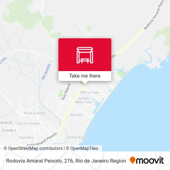 Rodovia Amaral Peixoto, 276 map