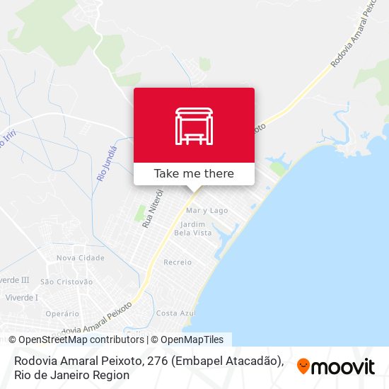Rodovia Amaral Peixoto, 276 (Embapel Atacadão) map