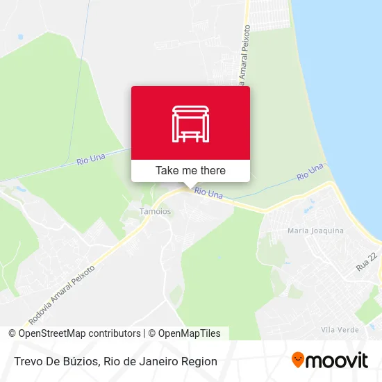 Trevo De Búzios map