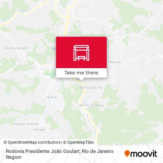 Rodovia Presidente João Goulart map