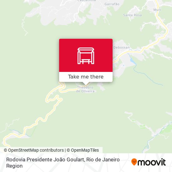 Rodovia Presidente João Goulart map