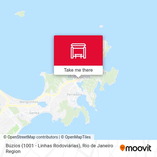 Búzios (1001 - Linhas Rodoviárias) map
